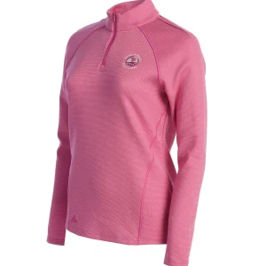 Pullovers And Sweaters<Pebble Beach Resorts Pebble Beach Women's 1/4 Zip Knit Pullover By Adidas