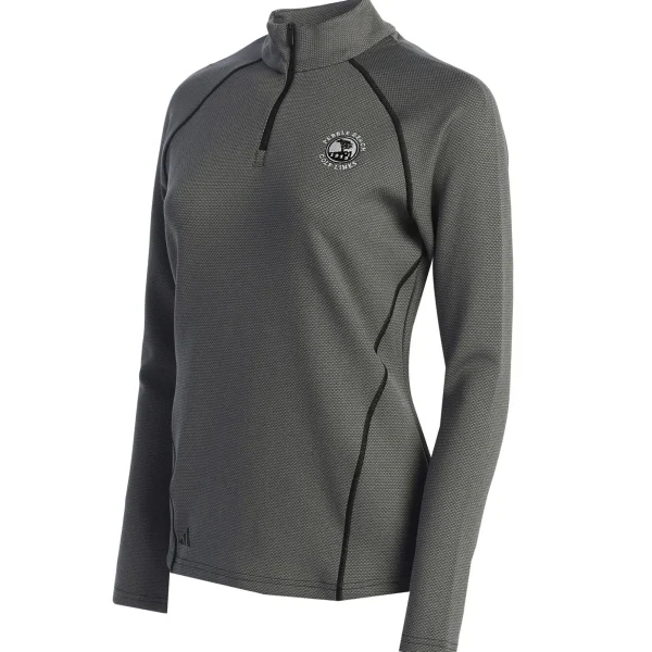 Pullovers And Sweaters<Pebble Beach Resorts Pebble Beach Women's 1/4 Zip Knit Pullover By Adidas