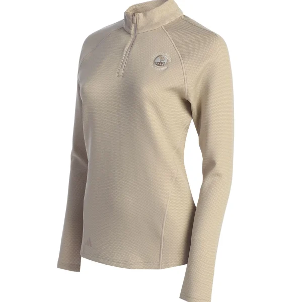 Pullovers And Sweaters<Pebble Beach Resorts Pebble Beach Women's 1/4 Zip Knit Pullover By Adidas