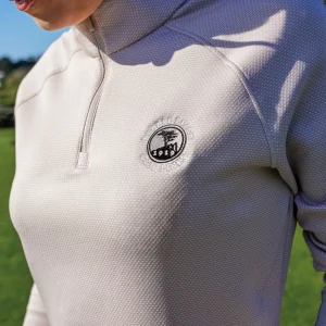 Pullovers And Sweaters<Pebble Beach Resorts Pebble Beach Women's 1/4 Zip Knit Pullover By Adidas