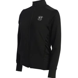 Outerwear<Pebble Beach Resorts Pebble Beach Women's Textured Full Zip Jacket By Adidas
