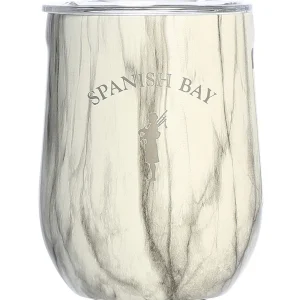 Mugs & Drinkware<Pebble Beach Resorts Spanish Bay Marble Stemless Cup With Lid By Corkcicle