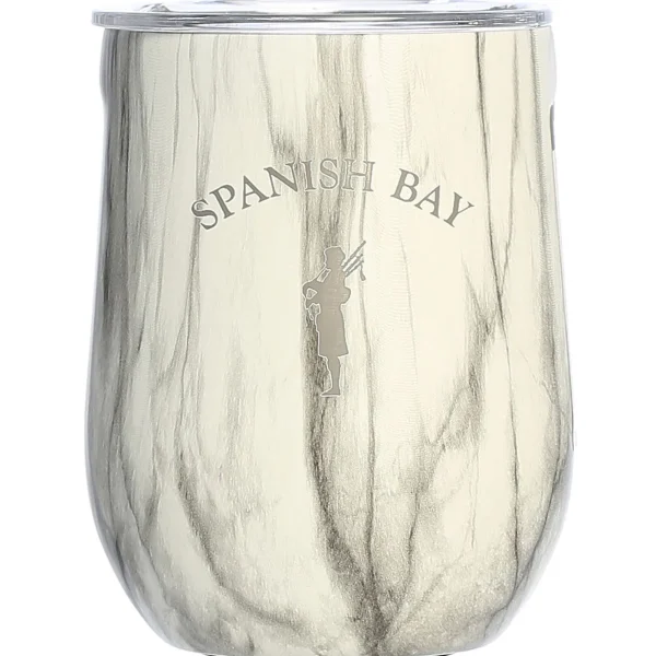 Mugs & Drinkware<Pebble Beach Resorts Spanish Bay Marble Stemless Cup With Lid By Corkcicle