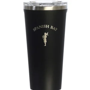 Mugs & Drinkware<Pebble Beach Resorts Spanish Bay Matte Black 16Oz Tumbler With Lid By Corkcicle