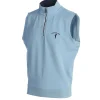 Outerwear<Pebble Beach Resorts Spanish Bay Men's "Caves" 1/4 Zip Vest By Fairway & Greene