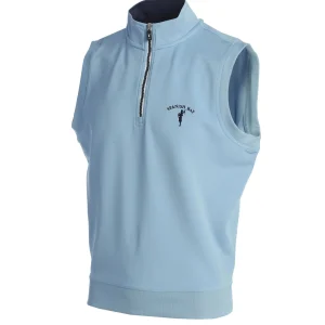 Outerwear<Pebble Beach Resorts Spanish Bay Men's "Caves" 1/4 Zip Vest By Fairway & Greene