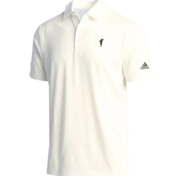 Polos<Pebble Beach Resorts Spanish Bay Men's Ultimate White Polo By Adidas